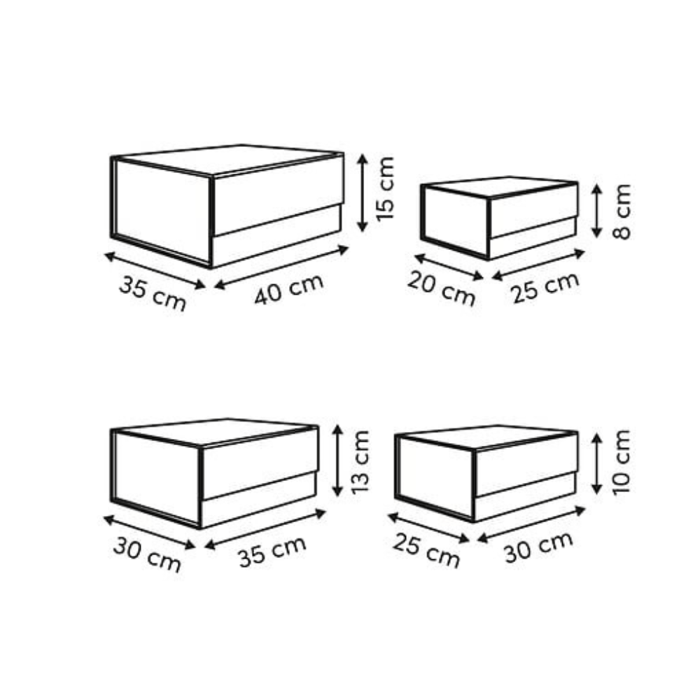 Alpha 55 Boîte Magnetbox Floréa rangement décoratif