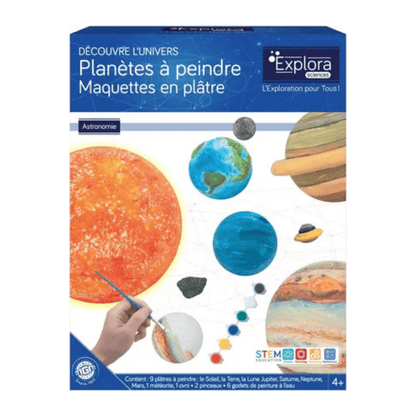 Alpha 55 Boîte Planétarium à Peindre en Plâtre Explora +4 Ans