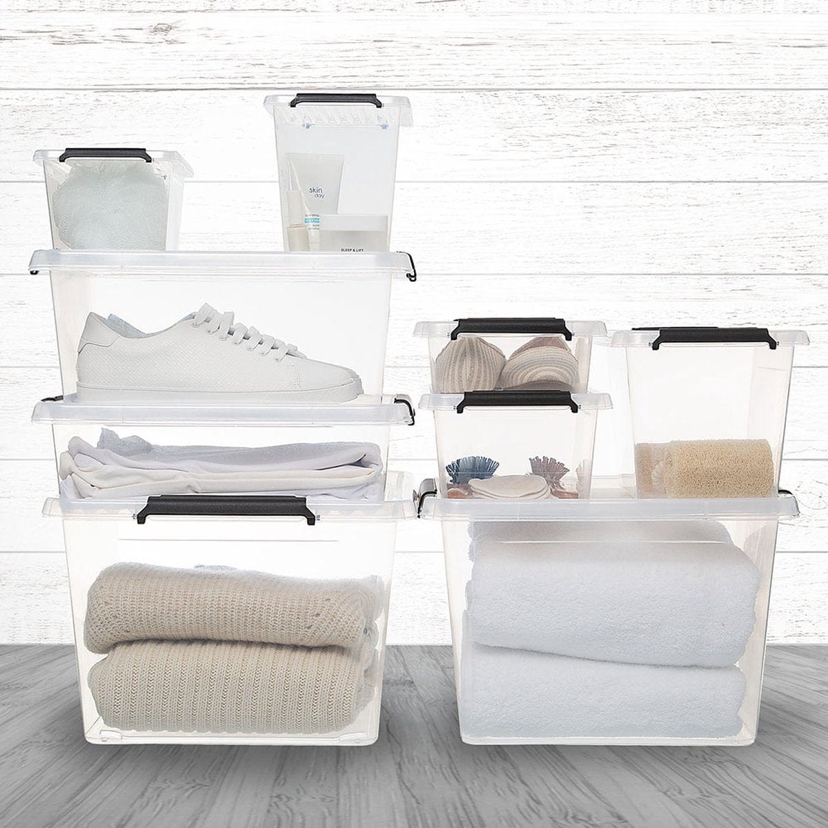 Alpha 55 Boite plastique 80 L 58x39x43 cm clip n' box