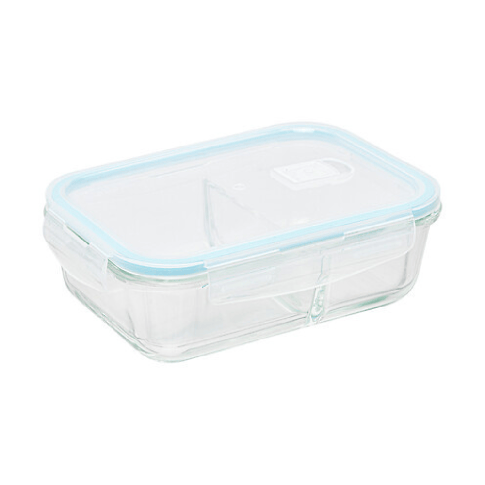 Alpha 55 Boîte Rectangle Compartimentée Clipeat 1,1 L en Verre