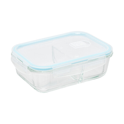 Alpha 55 Boîte Rectangle Compartimentée Clipeat 1,1 L en Verre