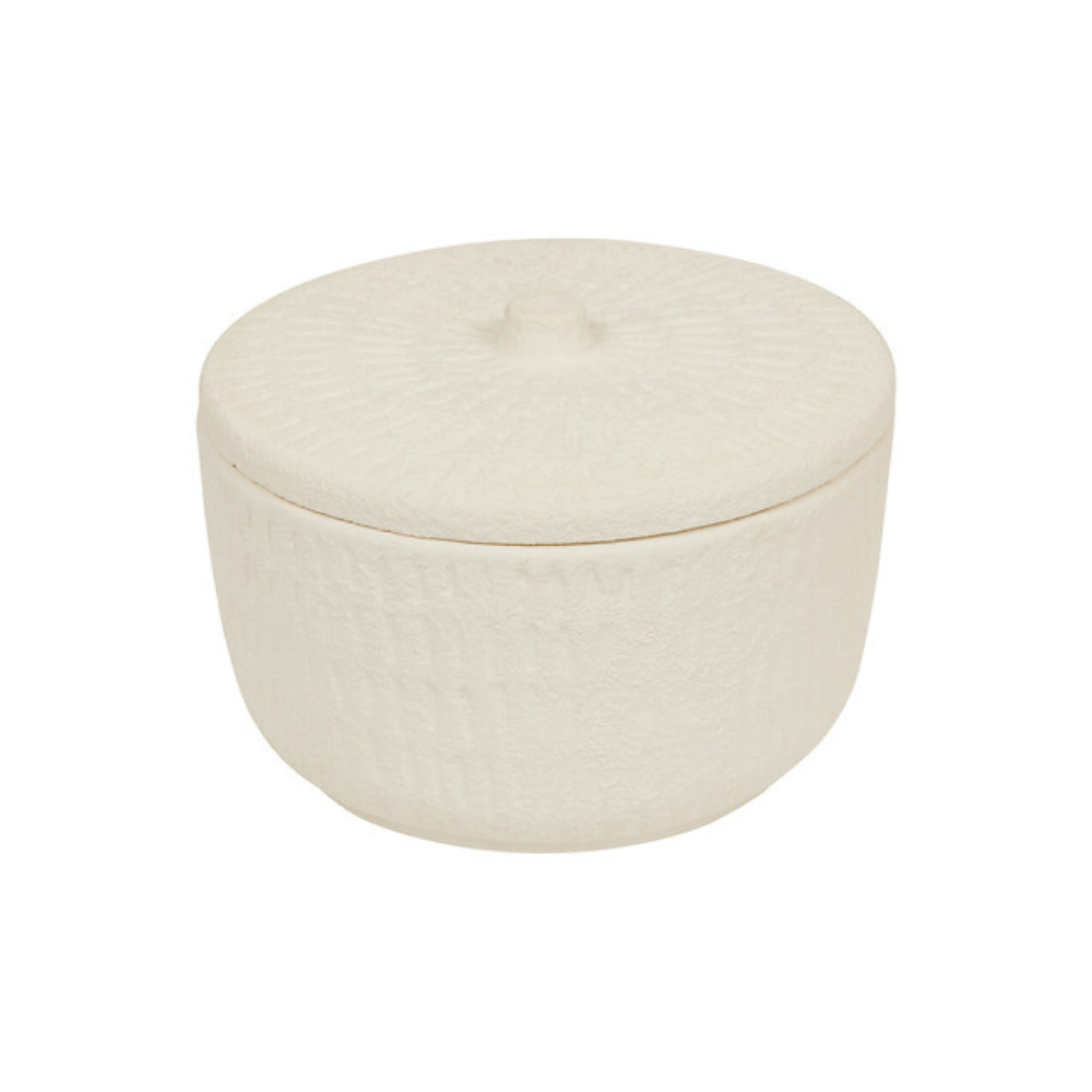 Alpha 55 Boîte Sien en Céramique Blanche – Rangement Élégant