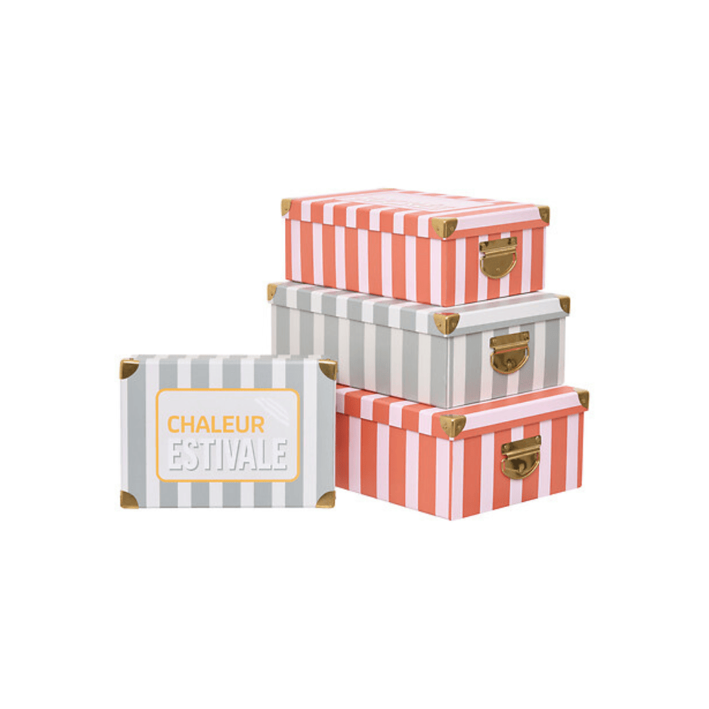 Alpha 55 Boîtes Box Fruity en carton déco rangement