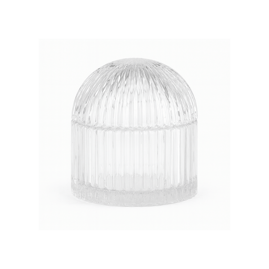 Alpha 55 Bonbonnière en Verre Transparent – Déco & Rangement Chic