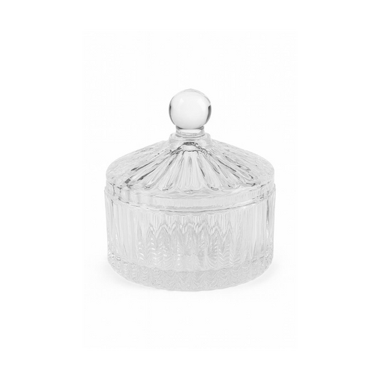 Alpha 55 Bonbonnière en Verre Transparent – Élégante & Pratique