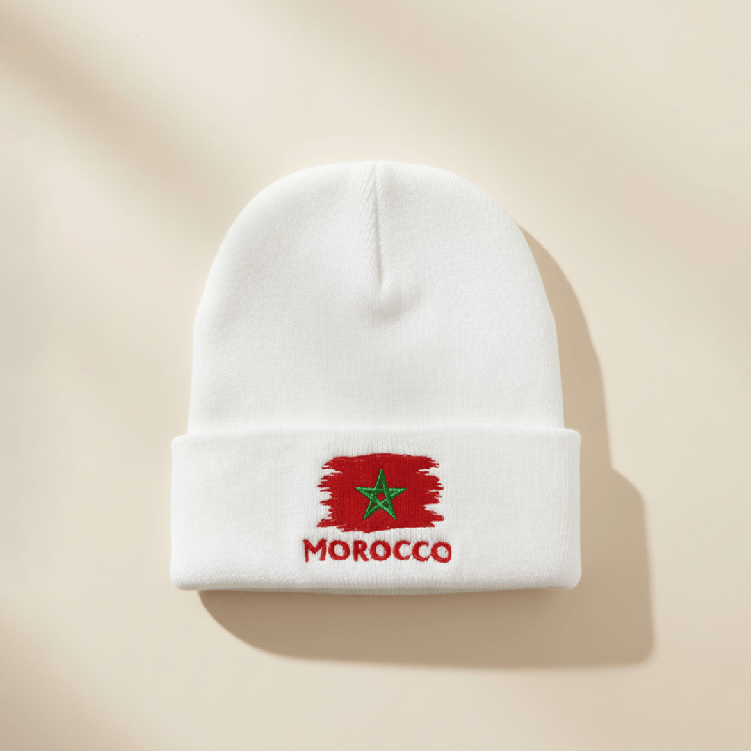 Alpha 55 Bonnet Maroc Blanc – Accessoire Supporter