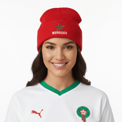 Alpha 55 Bonnet Maroc Rouge – Accessoire Supporter
