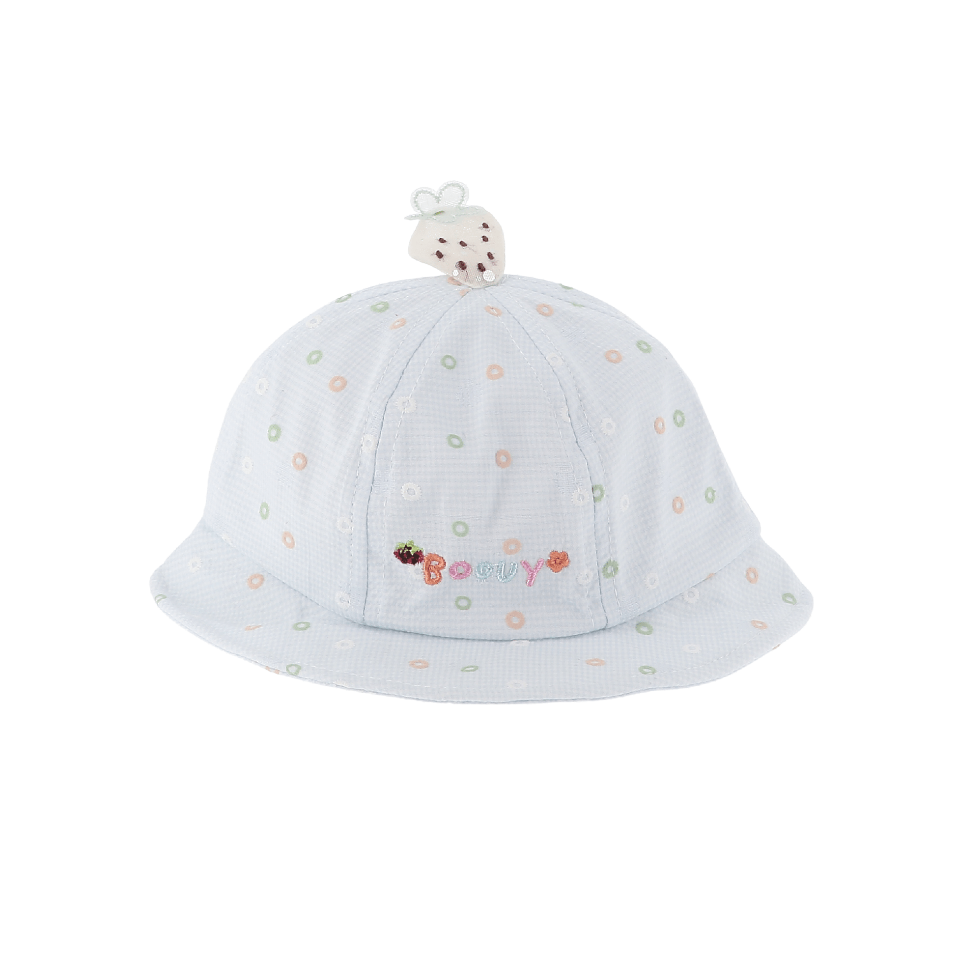 Alpha 55 Bonnet pour bébé avec tissu uni