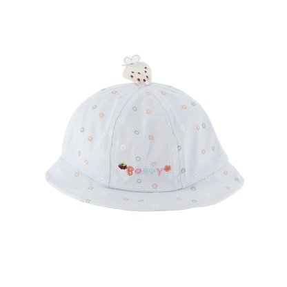 Alpha 55 Bonnet pour bébé avec tissu uni