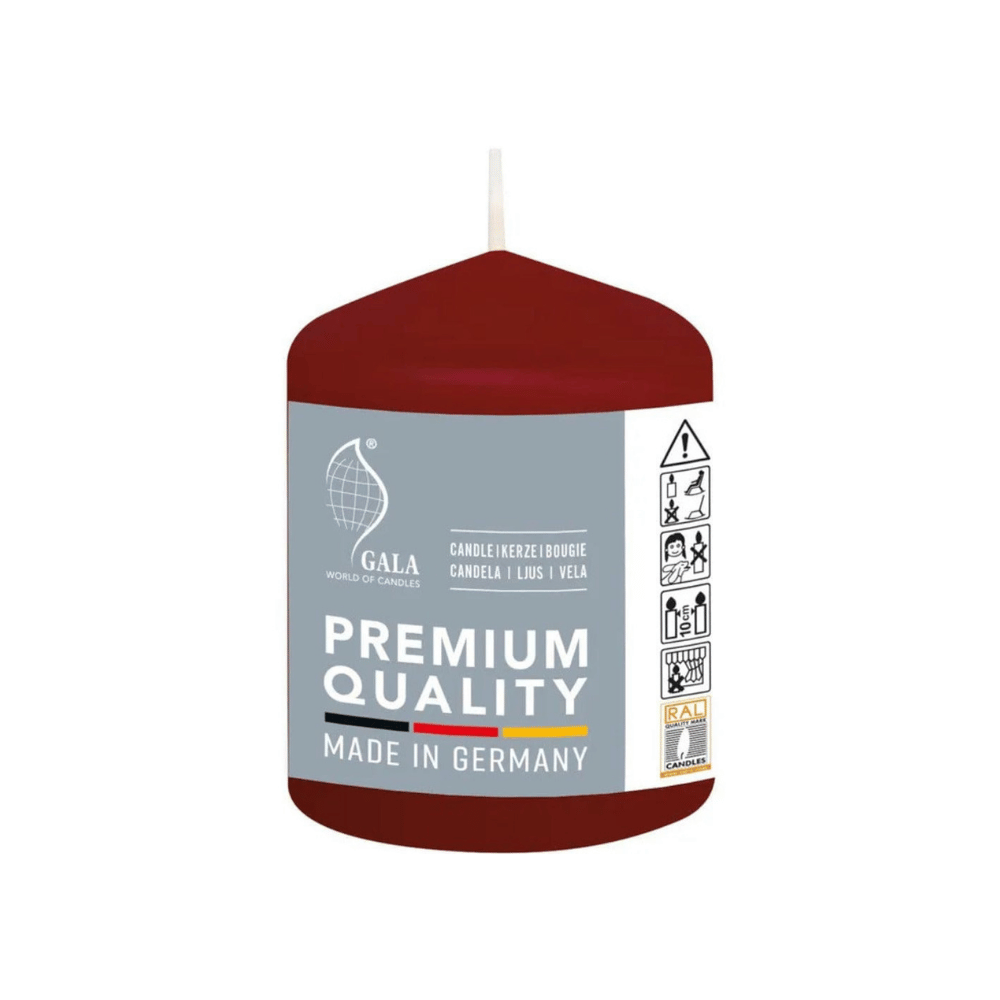 Alpha 55 Bordeaux Bougie ronde