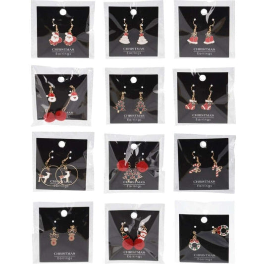 Alpha 55 Boucles d'oreilles Noël