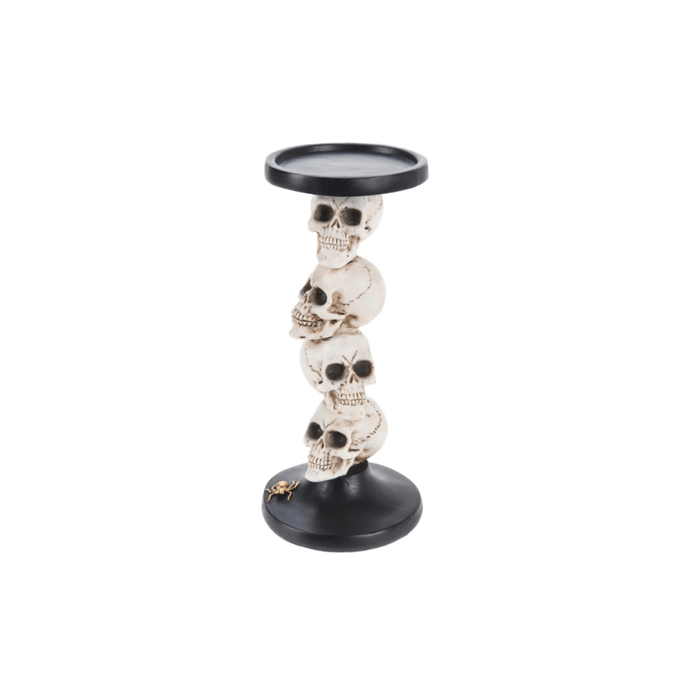 Alpha 55 Bougeoir Crânes 22 cm – Décoration Halloween