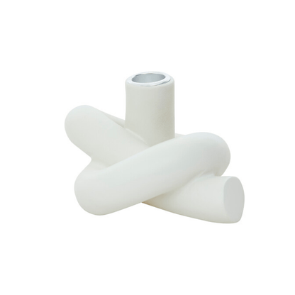 Alpha 55 Bougeoir en céramique Flow – Élégant et moderne