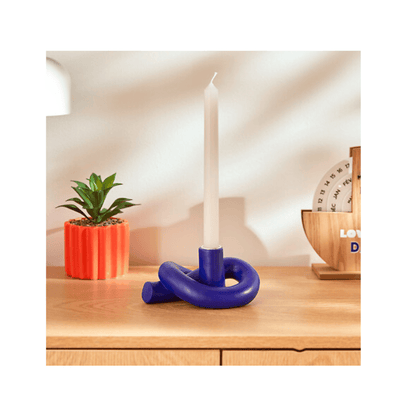 Alpha 55 Bougeoir en céramique Flow – Élégant et moderne