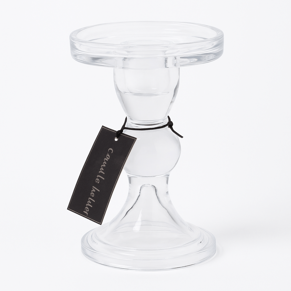 Alpha 55 Bougeoir en verre