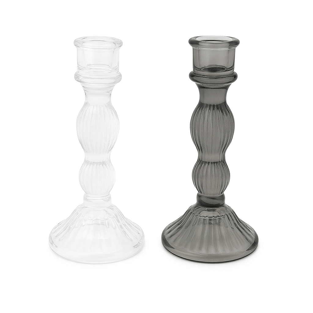 Alpha 55 Bougeoir en Verre