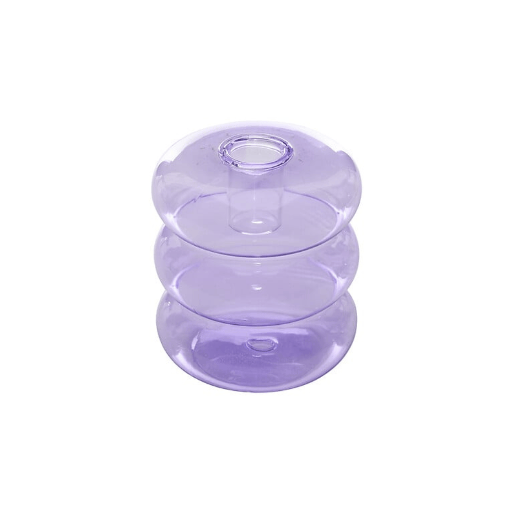Alpha 55 Bougeoir Poolside 10,5 cm en Verre