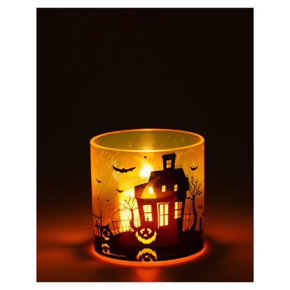 Alpha 55 bougie Bougie LED Photophore 8 cm – Décoration Lumineuse