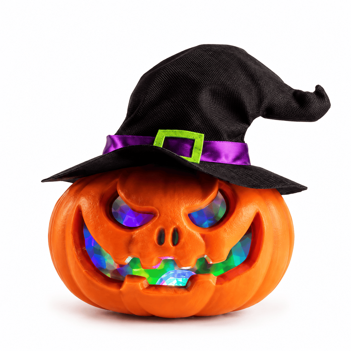 Alpha 55 bougie Citrouille Chapeau Lumineuse & Sonore 37 cm – Halloween
