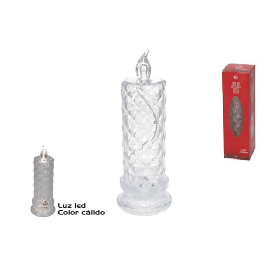 Alpha 55 Bougie LED en forme de bougie – Lumière douce et sûre