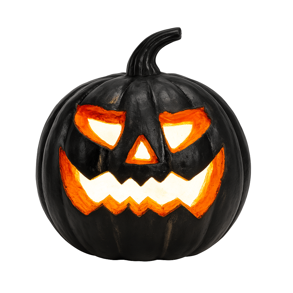 Alpha 55 bougie Noir Citrouille décorative lumineuse d’Halloween