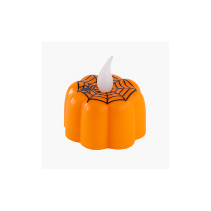 Alpha 55 bougie Orange Bougie LED Chauffe-Plat 4 cm – Décoration Lumineuse