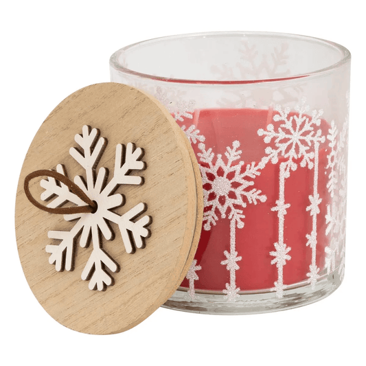 Alpha 55 Bougie Parfumée 280g Flocon Rouge – Ambiance Noël