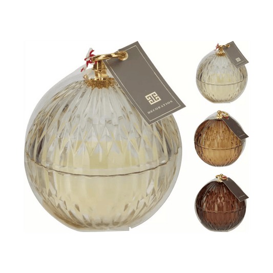 Alpha 55 Bougie parfumée en pot de verre avec couvercle