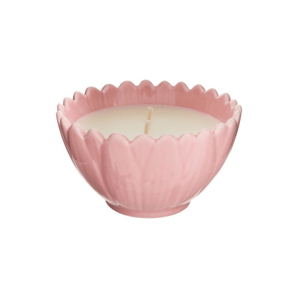 Alpha 55 Bougie Parfumée Fleur de Rose 200 g en pot Céramique