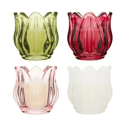 Alpha 55 Bougie Parfumée Fleur de Rose 75 g en Pot Verre