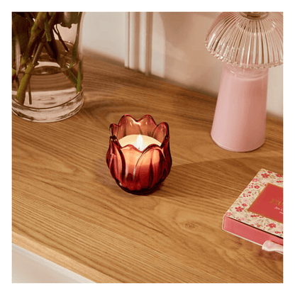 Alpha 55 Bougie Parfumée Fleur de Rose 75 g en Pot Verre
