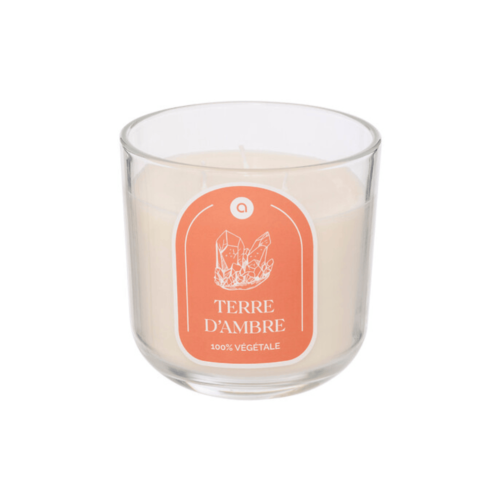 Alpha 55 Bougie Parfumée Floa Ambre 610G en Pot de Verre