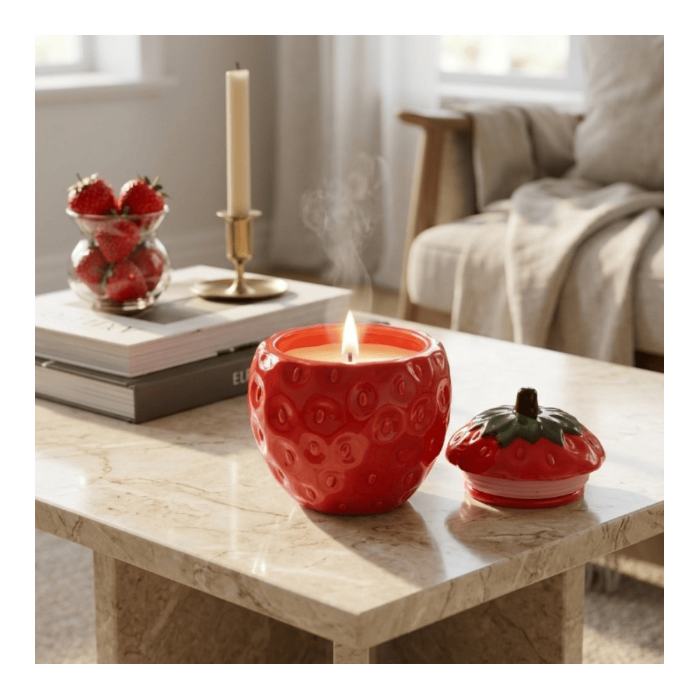 Alpha 55 Bougie Parfumée Fruity 120 g en Pot Céramique