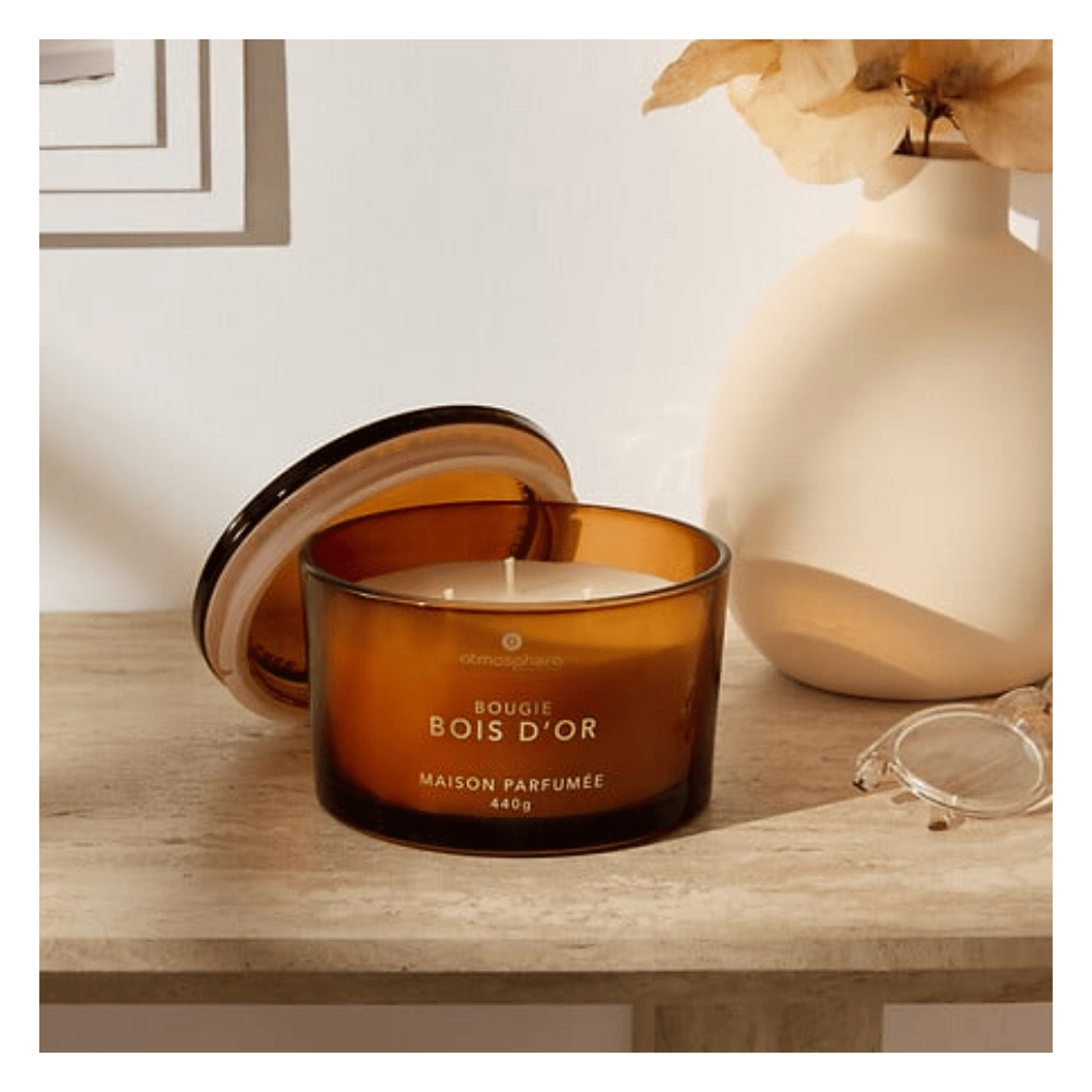 Alpha 55 Bougie Parfumée Glowy 440 g en Pot Verre