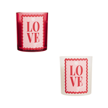 Alpha 55 Bougie Parfumée Love 190 g en Pot Verre