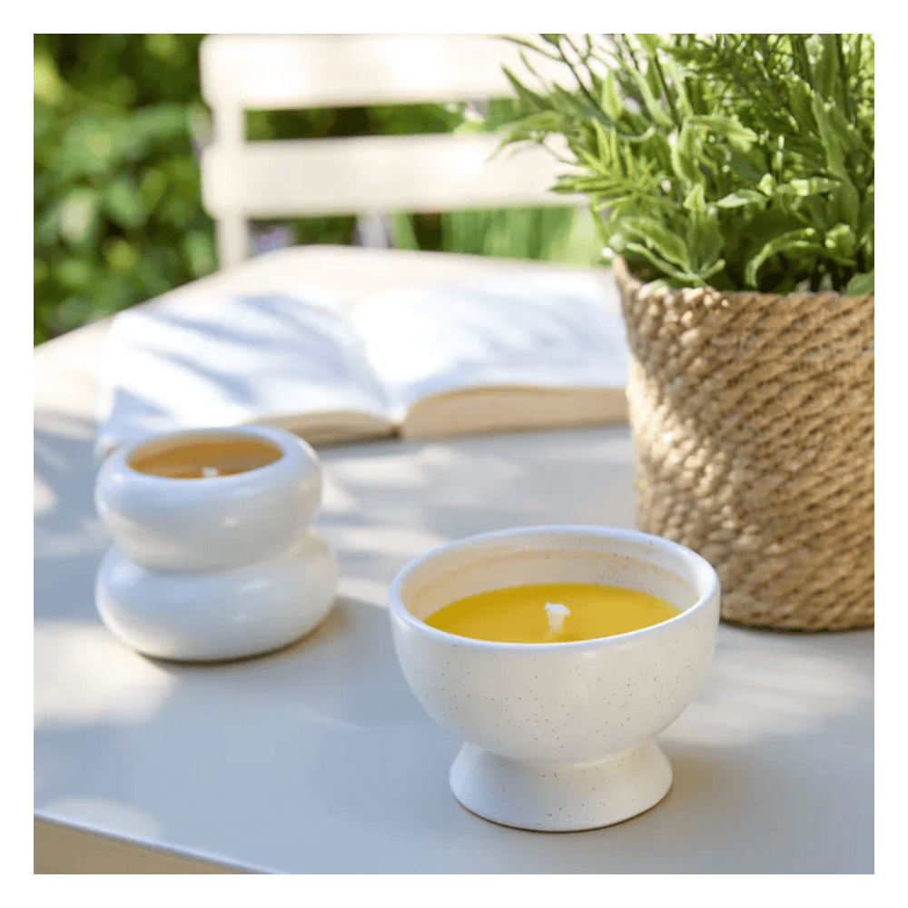 Alpha 55 Bougie Parfumée Morgan 75 g en pot Céramique Citronnelle