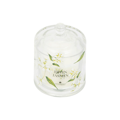Alpha 55 Bougie Parfumée Oudy Jasmin avec Cloche en Verre