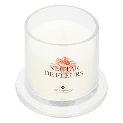 Alpha 55 Bougie Parfumée Oudy Nectar d’Orchidée avec Cloche en Verre