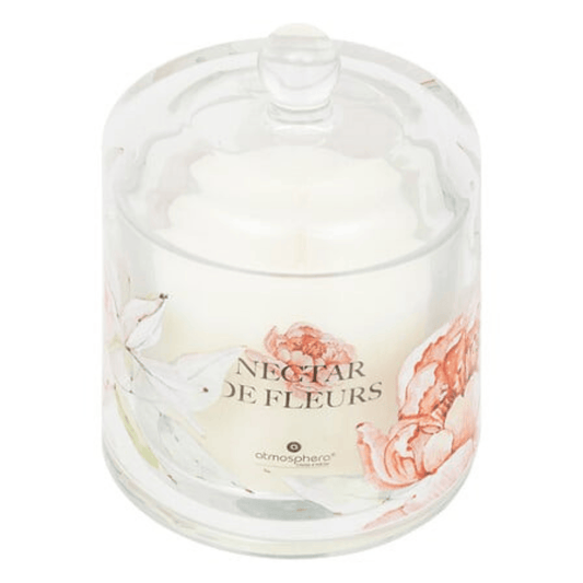 Alpha 55 Bougie Parfumée Oudy Nectar d’Orchidée avec Cloche en Verre