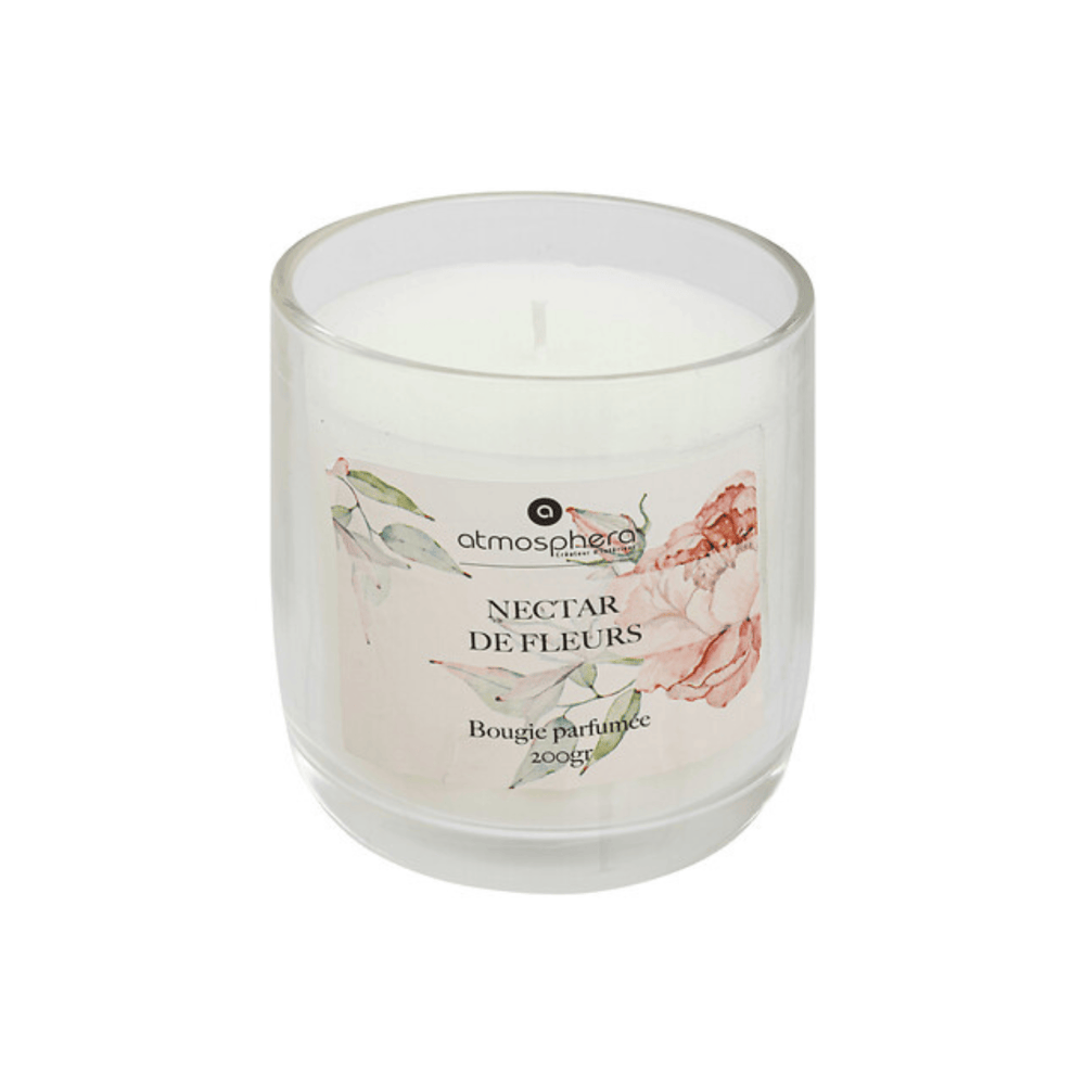 Alpha 55 Bougie Parfumée Oudy Nectar d’Orchidée en Pot de Verre