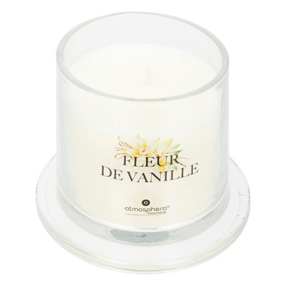 Alpha 55 Bougie Parfumée Oudy Vanille avec Cloche en Verre