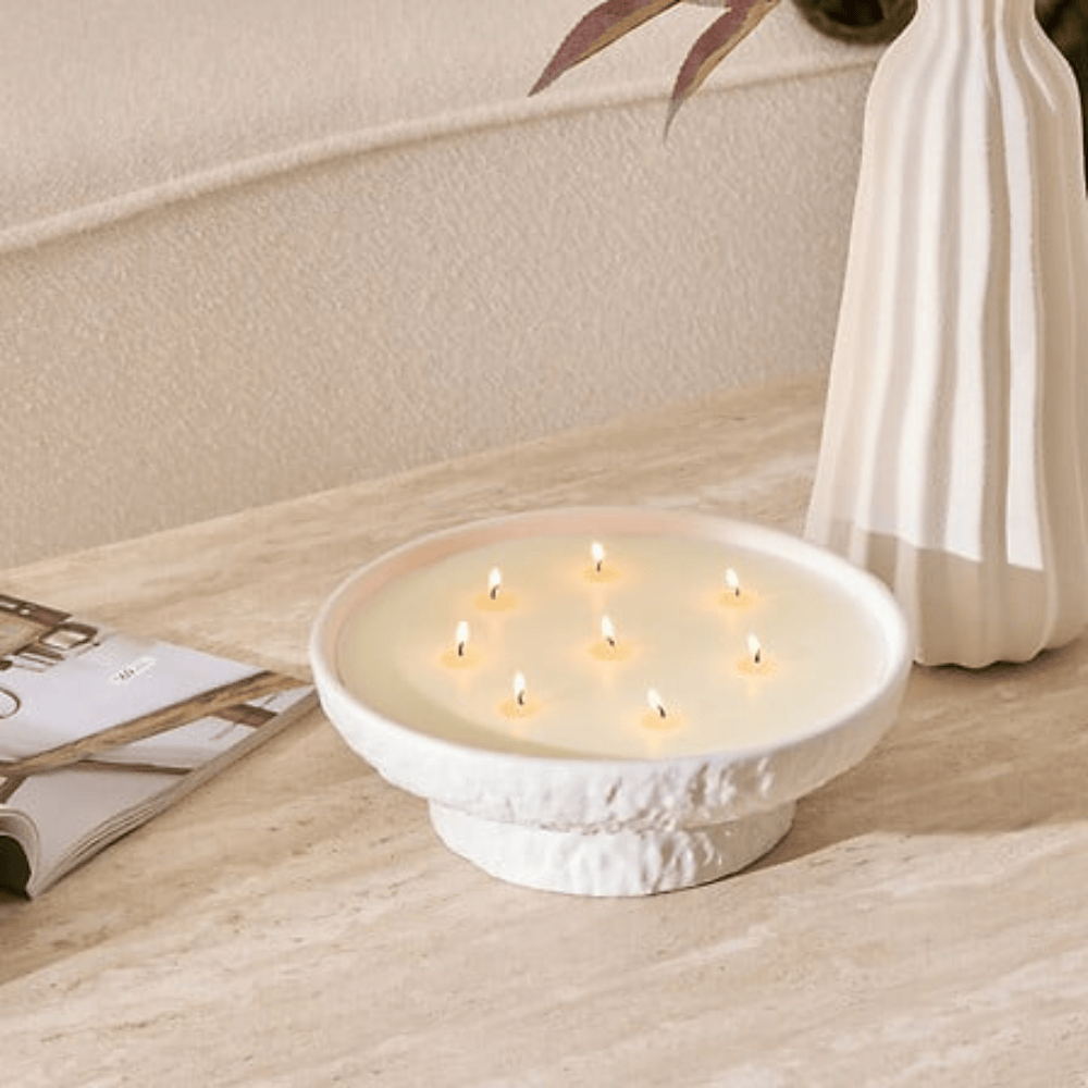 Alpha 55 Bougie Parfumée Stony Vanille en Pot Céramique