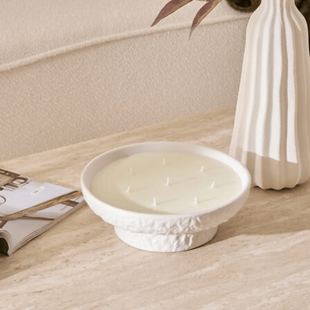 Alpha 55 Bougie Parfumée Stony Vanille en Pot Céramique