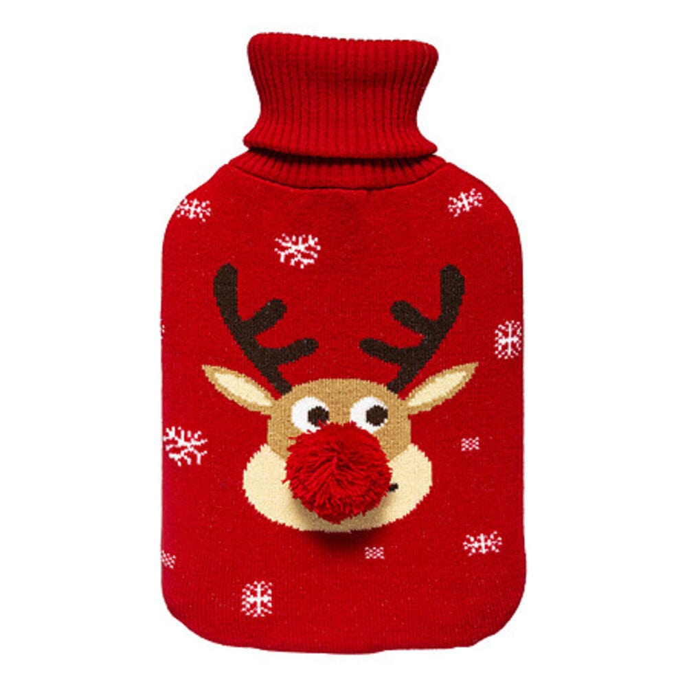 Alpha 55 Bouillotte Rouge Bouillotte rouge 1,7 L douce et réconfortante – Alpha55