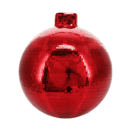 Alpha 55 Boule à Facettes Miroir Rouge – Déco Festive