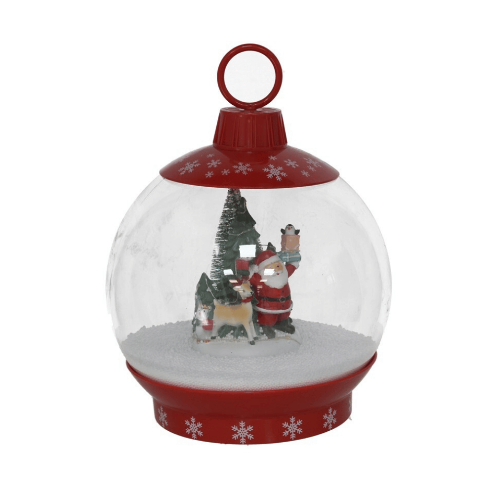 Alpha 55 Boule à neige lumineuse 17 LED – Décoration magique