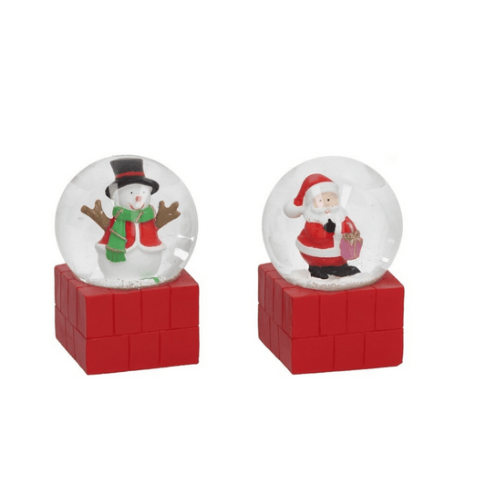 Alpha 55 Boule à neige Père Noël & bonhomme – Magie de Noël