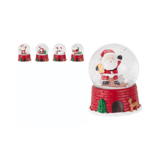 Alpha 55 Boule à Neige Père-Noël – Déco Magique & Traditionnelle