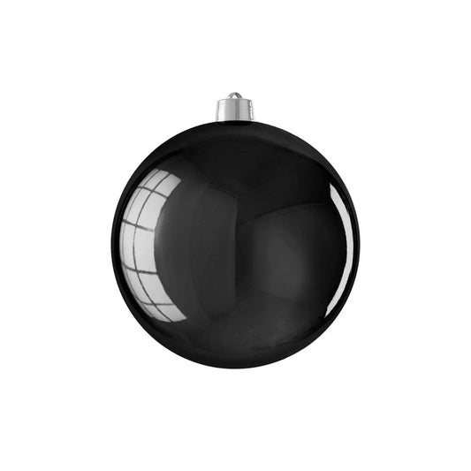 Alpha 55 Boules de Noël Plastique Noir Brillant – Chic Moderne