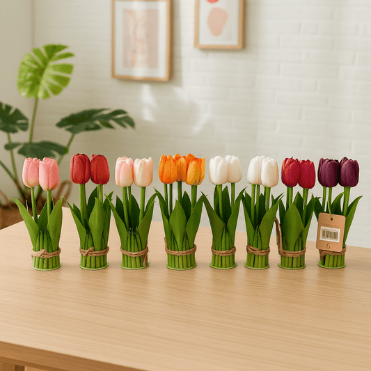 Alpha 55 Bouquet à poser – 7 tulipes décoratives